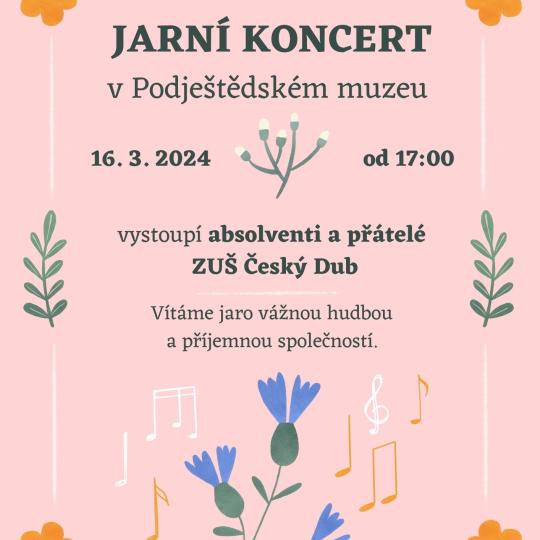 Jarní koncert absolventů a přátel ZUŠ Český Dub 1