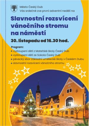 Rozsvícení vánočního stromu na náměstí 1